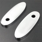Mirror Block Off Base Plates for Suzuki GSX-R 600 750 1000 1100 (2001–2023) Chrome