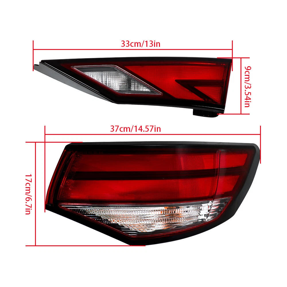 Taillight Assembly for Nissan Sentra (2021–2023) Rear Right Outer & Inner