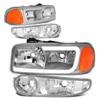 LED DRL Headlight & Bumper Lamps for GMC Yukon XL/Sierra Denali (2000–2006)