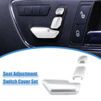 Set of 3 Door Seat Adjust Button Switch Cover Trim for Mercedes Benz RHD