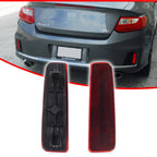 2X Red Lens Rear Bumper Reflector Lights for Honda Accord Coupe (2013–2015)