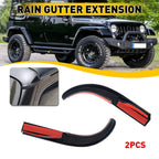 Water Rain Diverter Guard for Jeep Wrangler JKU (2007–2018)