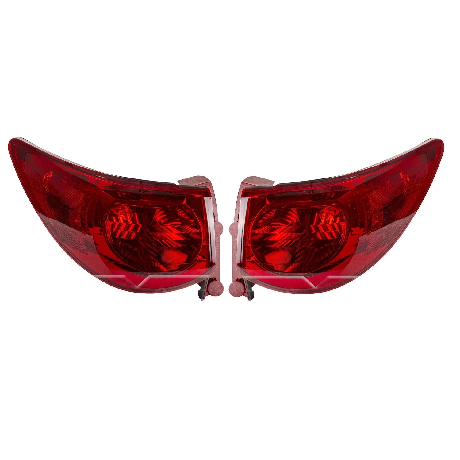 Set of 2 TYC Outer Tail Light Lamp Assemblies for Chevrolet Traverse (2009–2012)