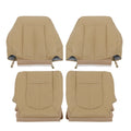Tan Leather Seat Cover Set for Ford F250 F350 Lariat (2011–2016)