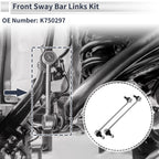 Front Stabilizer Bar Links No Bushing for Acura RDX (2007–2012) No.K750297