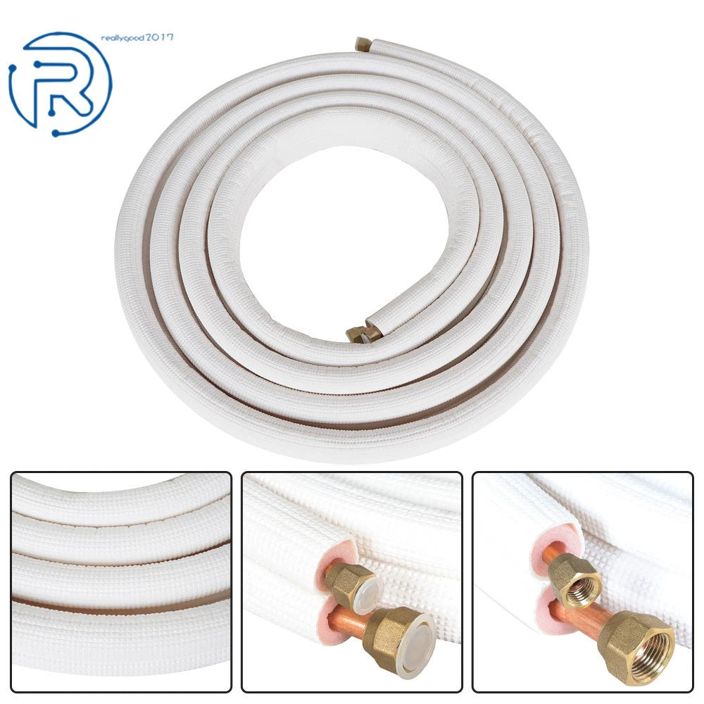 Install Kit for Mini Split Heat Pump Systems (1/4in - 1/2in Dia., 16ft)