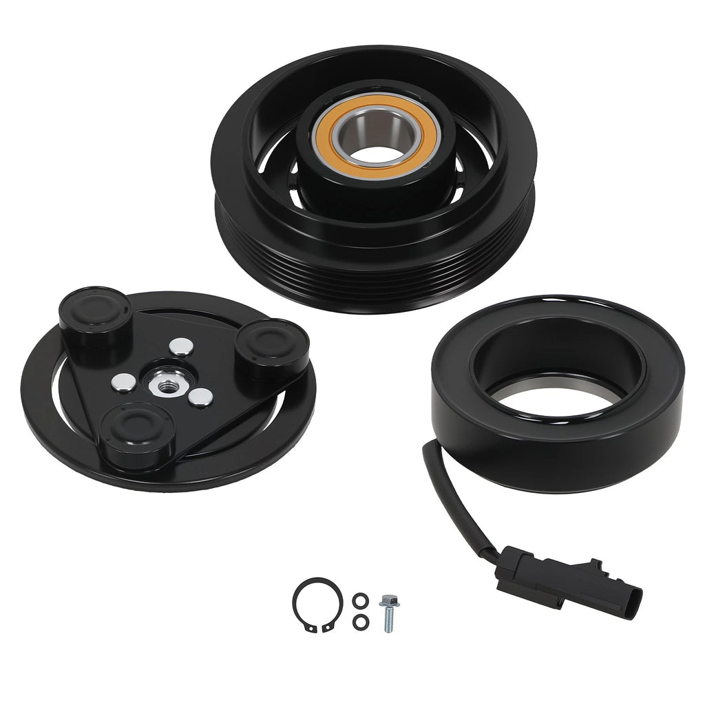 A/C Compressor Clutch Kit for Jeep Liberty 3.7L (2006–2008) 12V 6 Pulley