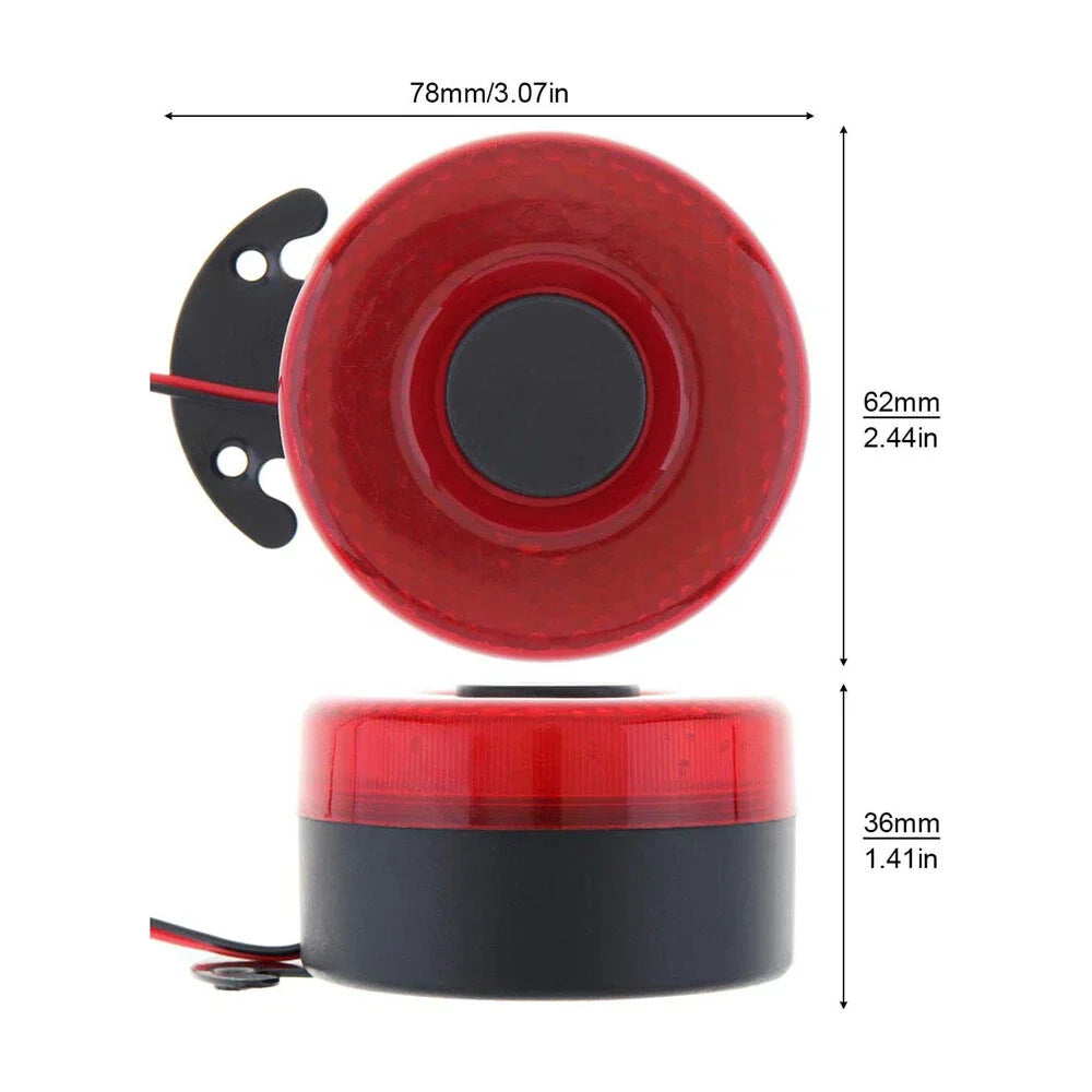 12V-24V Waterproof Back-up Alarm Buzzer Siren 105dB