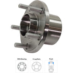 Wheel Hubs for Land Rover LR2 (2008–2015) Front Left & Right with Bearing