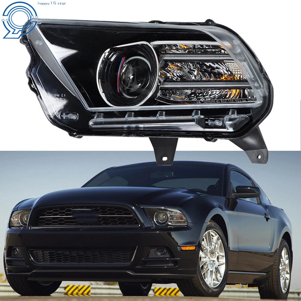 HID Headlight for Ford Mustang (2013–2014) Projector with LED DRL Left Side