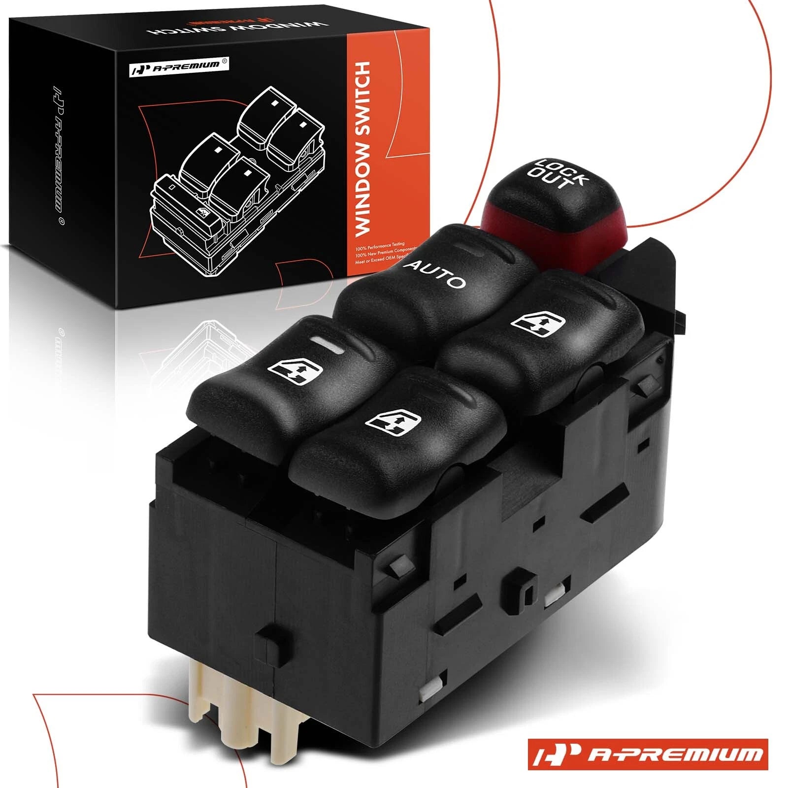 Front Left Power Window Switch for Chevrolet Malibu (1997–2003)