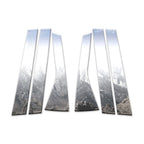 6pc Stainless Steel Pillar Post Covers for 2009–2014 Honda Fit