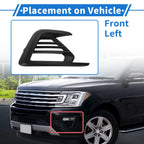 Fog Light Grill No.JL1Z15A245AA for Ford Expedition (2018–2021) Black ABS