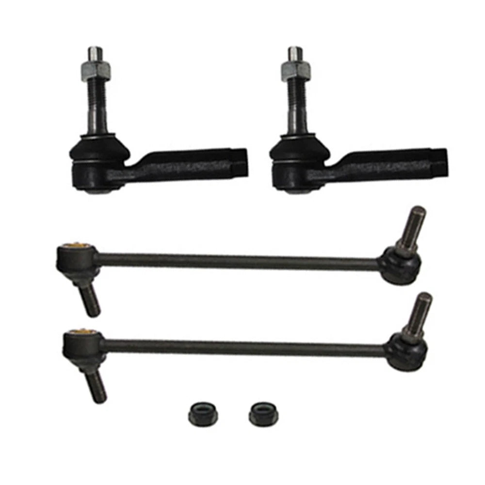 Set of 6 Front Lower Control Arms Tie Rods for Ford Flex Taurus (2010-2012)
