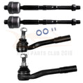 Set of 4 Tie Rod Ends for Mercedes Benz C240 C320 CLK 63 (2001–2009)