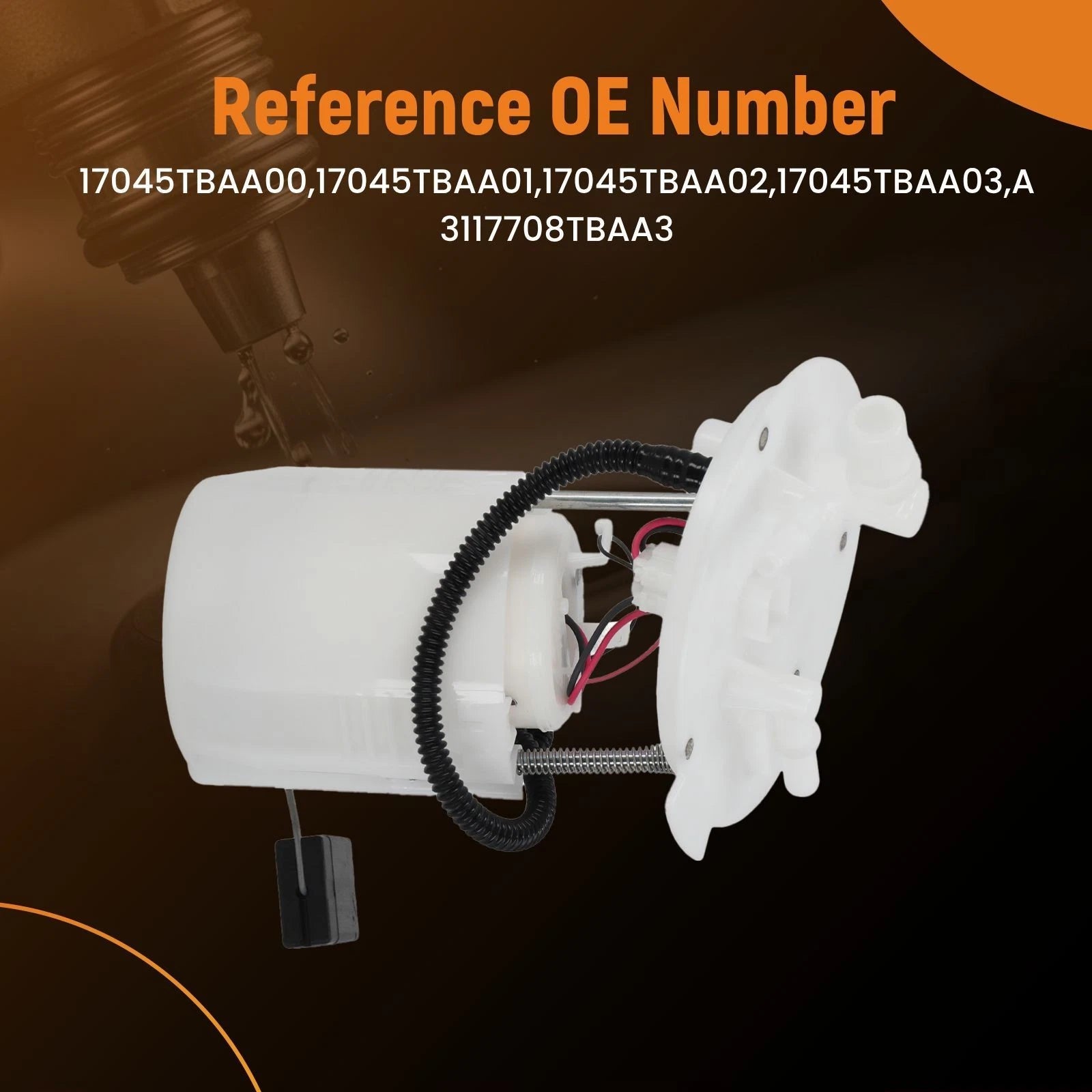 Fuel Pump Assembly for Honda Civic 1.5L 2.0L L4 (2016–2020) 17045TBAA00