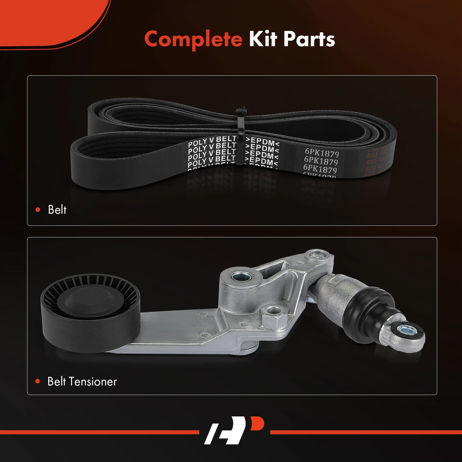 Serpentine Belt Drive Component Kit for Toyota Corolla (2003-2008)