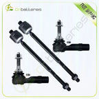 Set of 4 Front Steering Tie Rod Ends for Ford Taurus Flex Mercury Sable (2009)