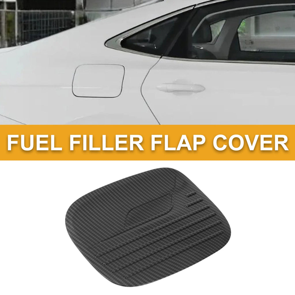 Fuel Tank Door Cap for Ford Explorer (2020–2025) Carbon Fiber Black