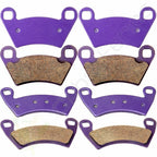 Front and Rear Brake Pads for Polaris Electric Ranger EV (2010–2012) Carbon Fiber
