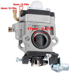 15mm Carburetor for 50cc 52cc Engines (With Gasket & Fuel Delivery Kit)