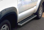 4" Silver Running Boards for Toyota Tundra Regular Cab (2007–2017)