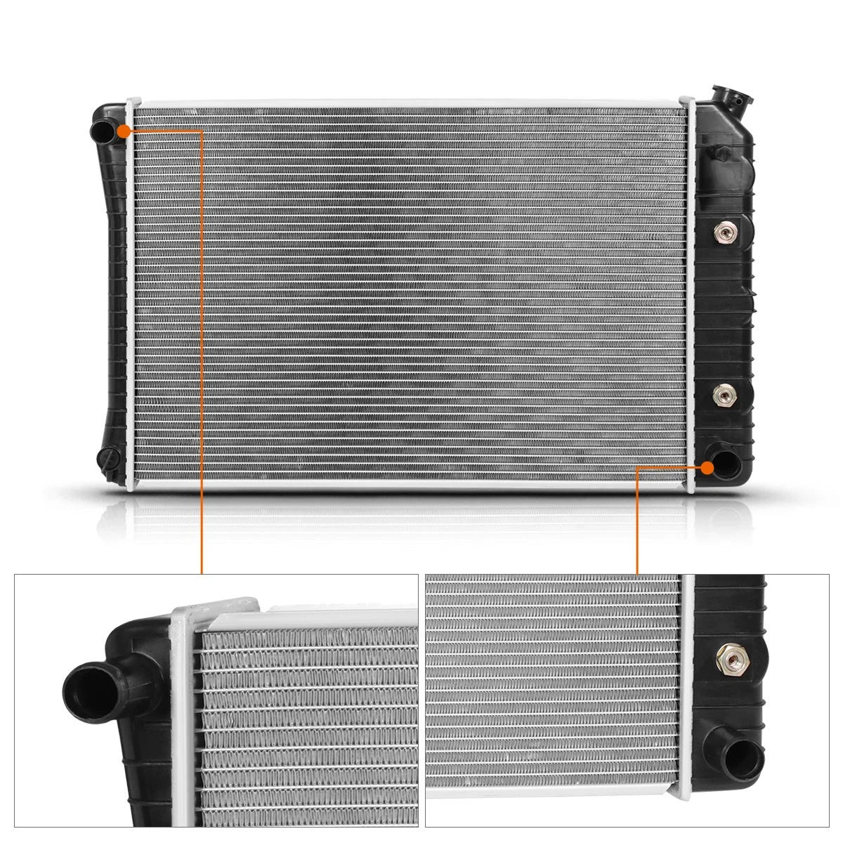 OE Style Aluminum Core Radiator DPI-730 for Chevy C/K Pickup Suburban (1973–1986)