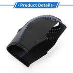 Gear Shift Knob Cover for Volkswagen Taos (2022–2023) Black Carbon Fiber Blue