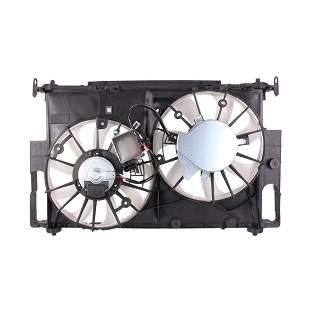Replacement Radiator/Condenser Fan Assembly w/Two Fans Side By Side