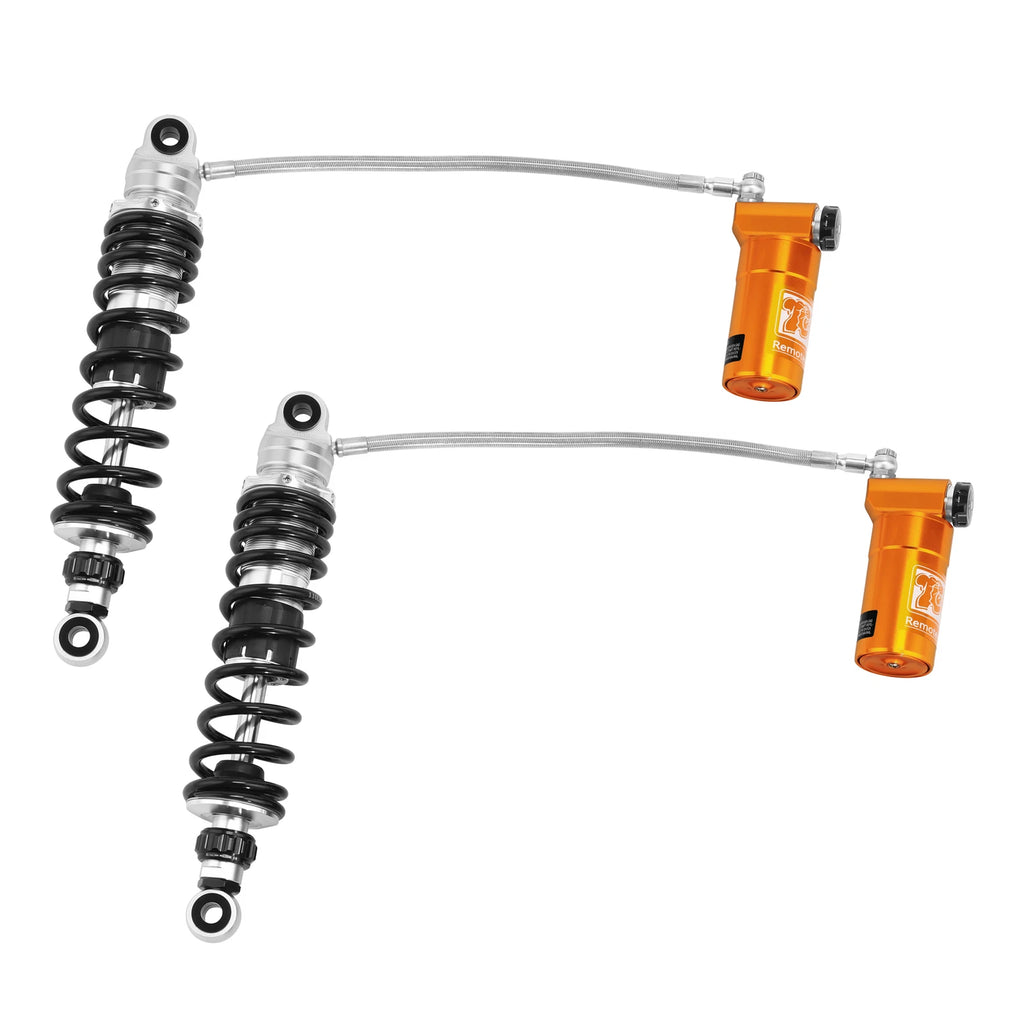 13" Remote Reservoir Rear Suspension Shocks for Harley Electra Road Glide (2014–2023)