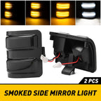 Sequential LED Side Mirror Signal Turn Light Smoked Lens for Ford F250/F350 (2017–2023)