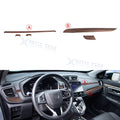Peach Wood ABS Console Dashboard Panel Stripe Cover for Honda CR-V (2017–2022)