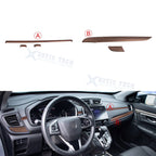 Peach Wood ABS Console Dashboard Panel Stripe Cover for Honda CR-V (2017–2022)