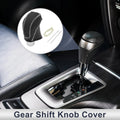 Gear Shift Knob Cover for Subaru Impreza (2017–2023) Black Beige Faux Leather