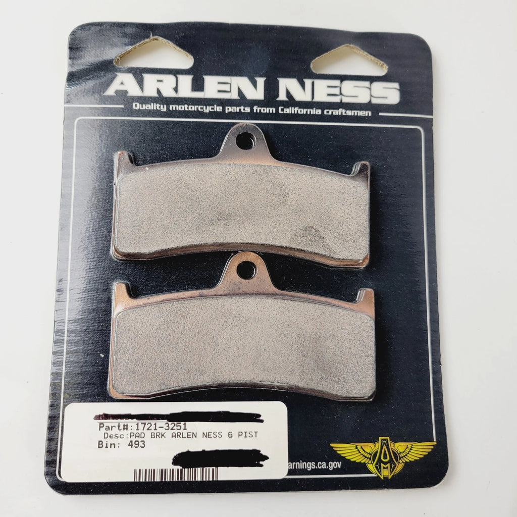 Brake Pads for Arlen Ness 6-Piston Differential Bore (02-230)