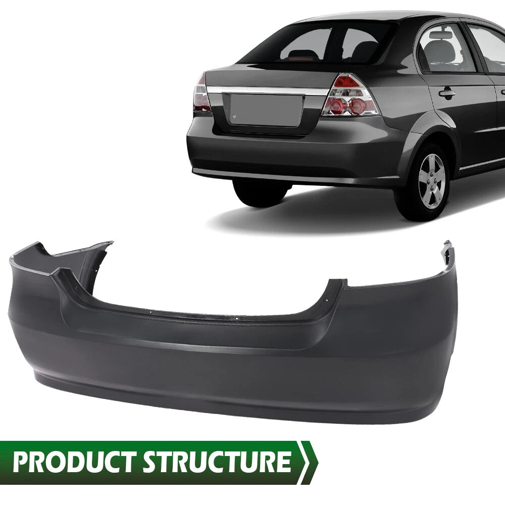 Rear Bumper Cover for Chevrolet Aveo Sedan (2007–2011)