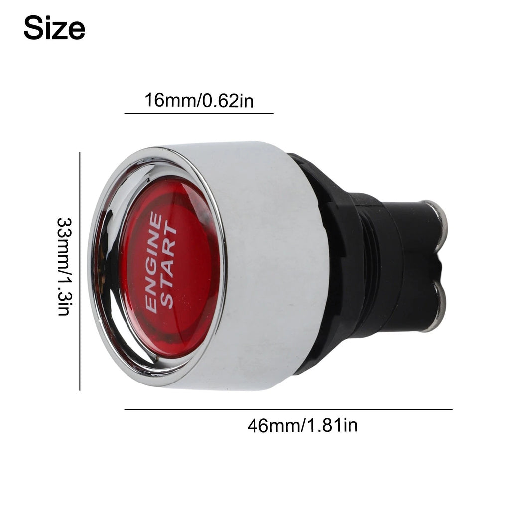 Ignition Button for Car Engine 12V 24V