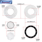 160mm Billet Aluminum Easy Fill Fuel Cell Gas Cap for Universal