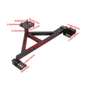 HECASA Heavy Duty Spare Tire Carrier Mount for Hummer H2 (2003–2009)