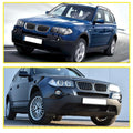 Pair Fog Light Lamp Cover Trim for BMW X3 E83 LCI (2007–2010) 51113423789