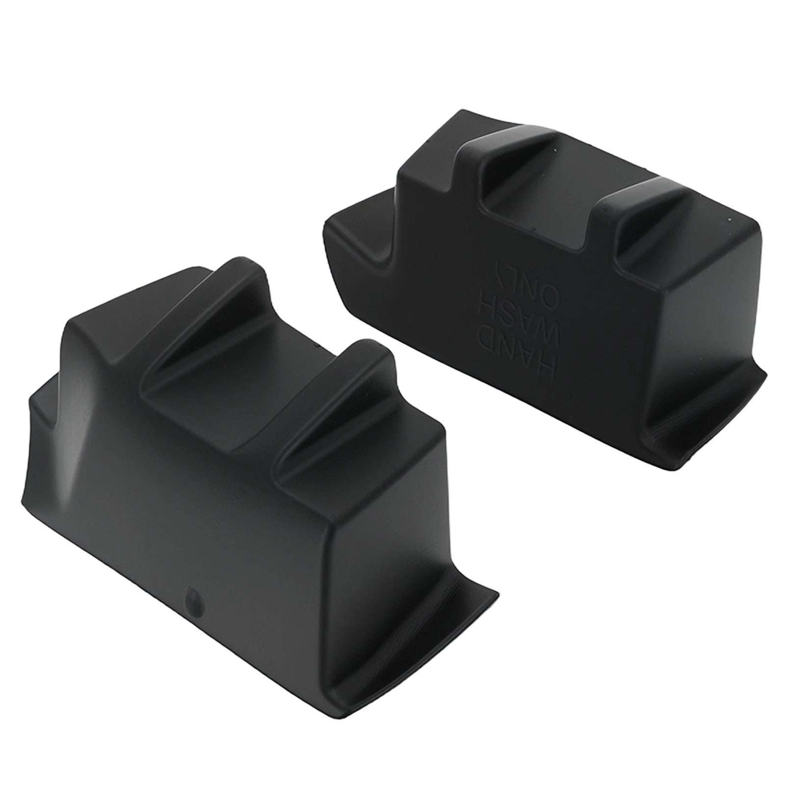 Set of 2 Cup Holder Door Panels for Ram 1500 (2019–2024) Black