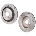 Brake Disc Set for Ford Mustang (2015–2022) Drilled and Slotted