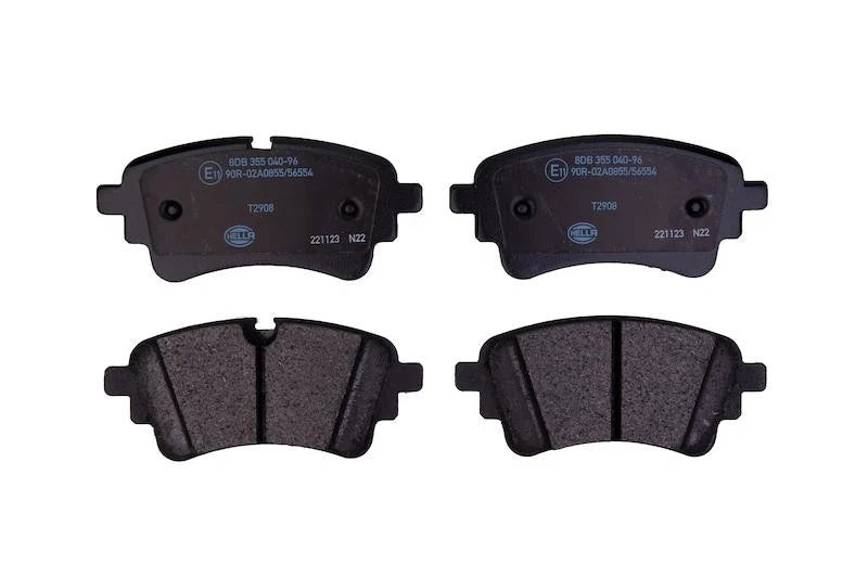 DuraGo Rear Rotors & Low-Met Disc Brake Pads Kit for Audi A4 Quattro (2009–2016)