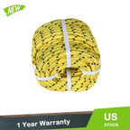 Heavy Duty Double Braid Polyester Rope for Various Applications (1/2"x150")