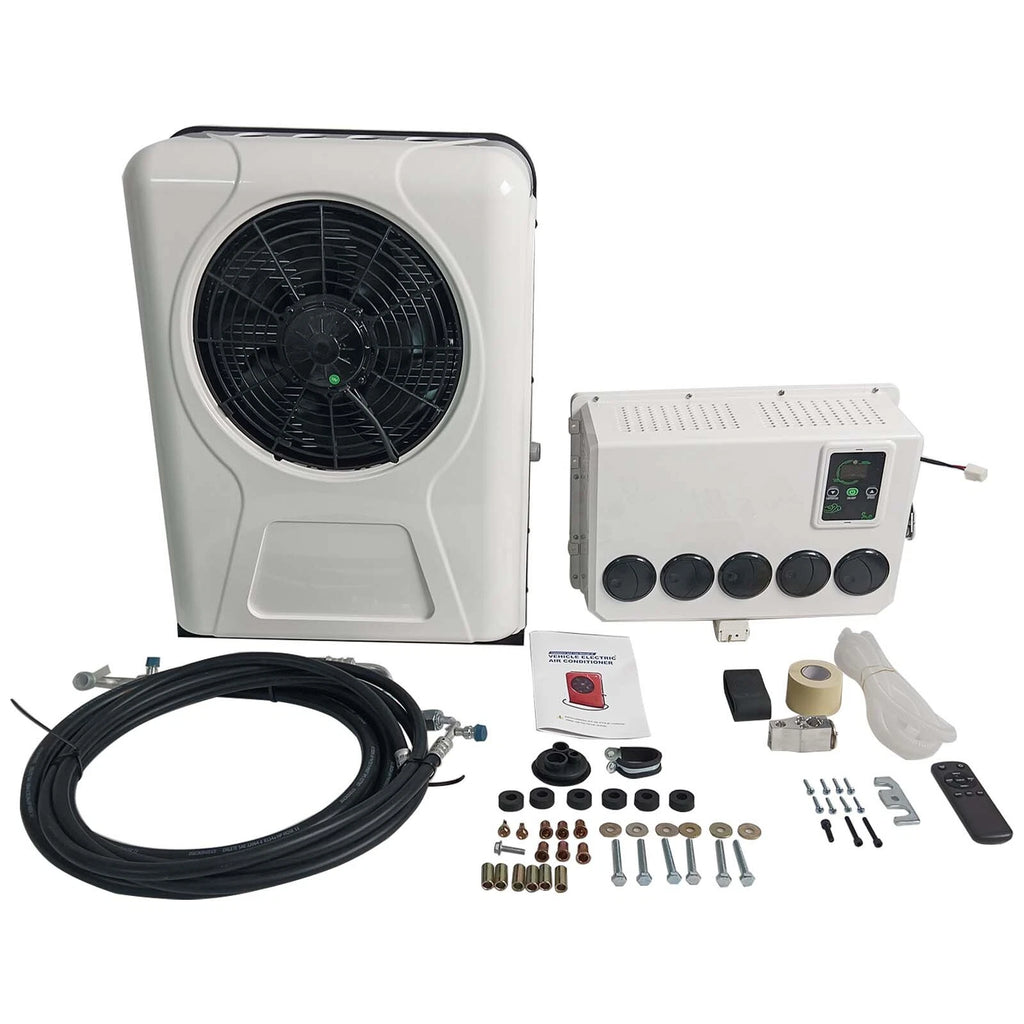 12,000 BTU Truck Cab Air Conditioner for Semi Trucks Bus RV (12V)