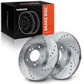 Front Side Drilled Brake Rotor for Honda CR-V (1997–2001) Acura Integra
