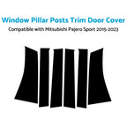 Window Pillar Posts Trim for Mitsubishi Pajero Sport (2015–2023)