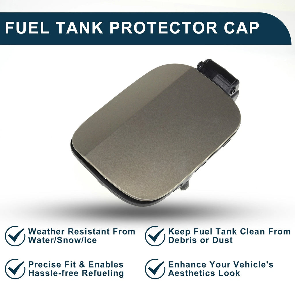 Fuel Tank Door Cap for Volkswagen Jetta (2012–2018) Gold Tone