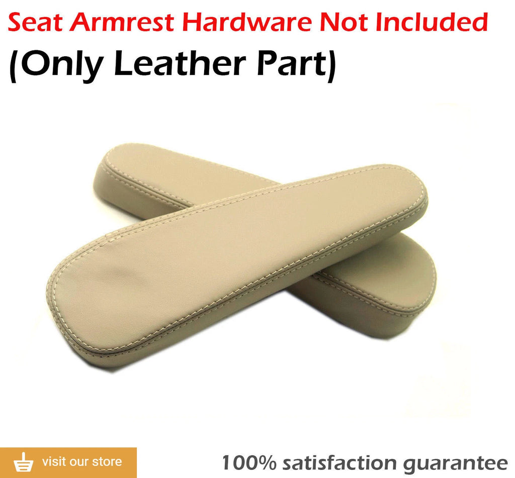 Front Seat Armrest Cover for Toyota Highlander (2001–2006) Beige Leather