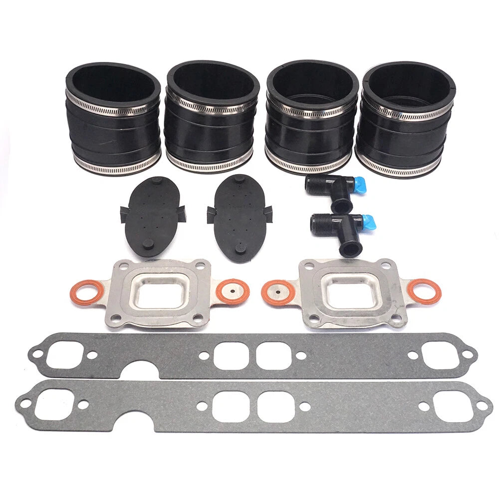 Exhaust Manifold Kit with Gasket 32-44348, 33395 for Mercruiser GM V8